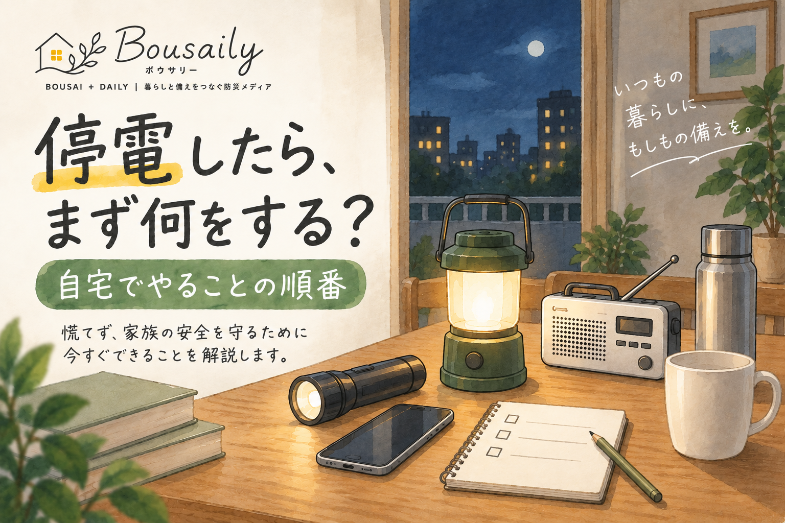 停電のメイン画像です。